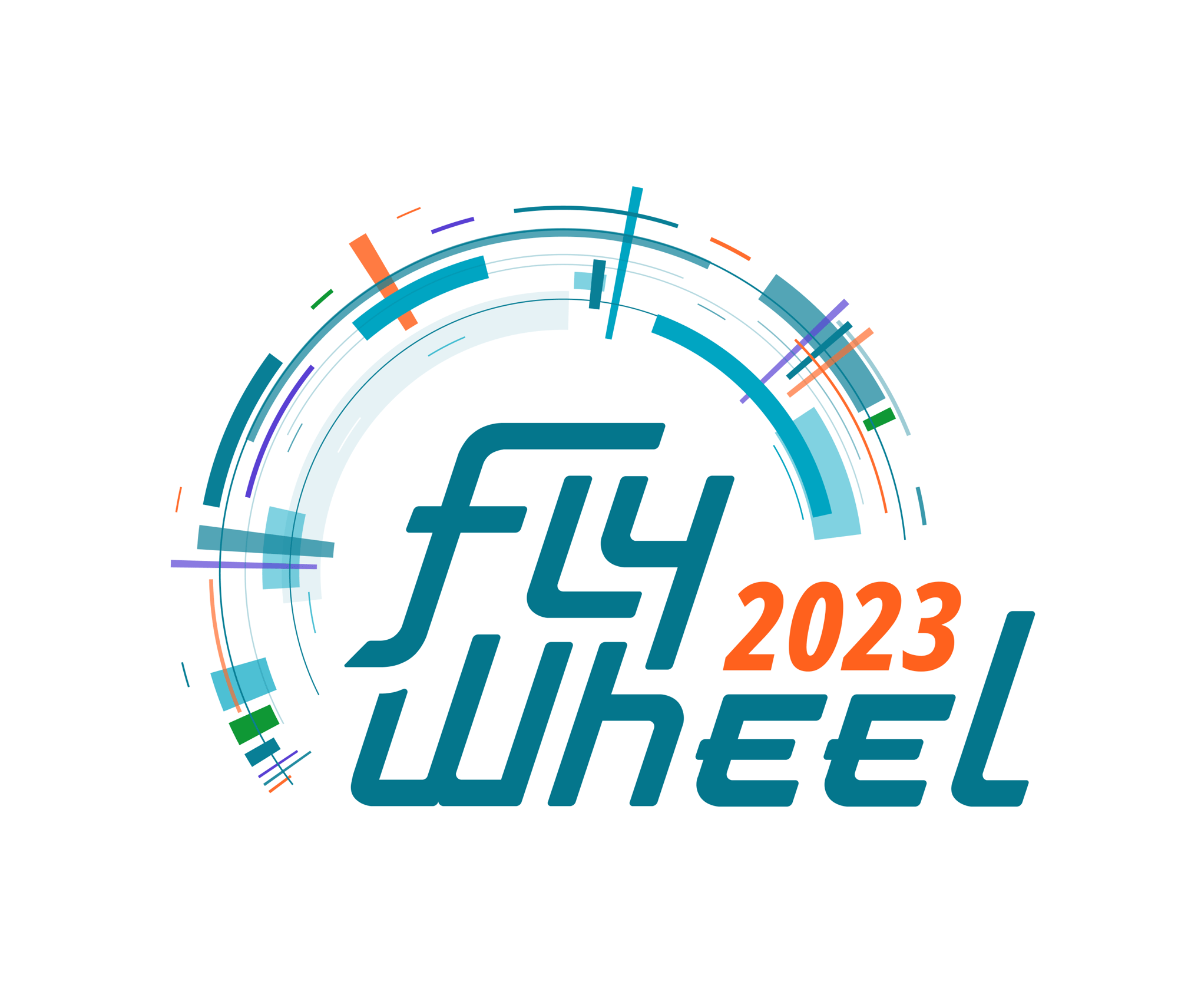 Flywheel 2023 white background